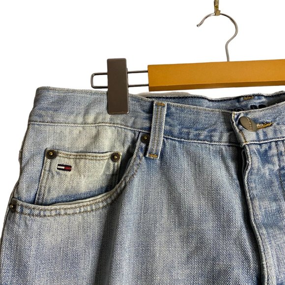 Tommy Hilfiger Men's Light Wash Premium Slim Straight Denim Jeans - Picture 5 of 11